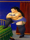 Fernando Botero Canvas Paintings - La recomara